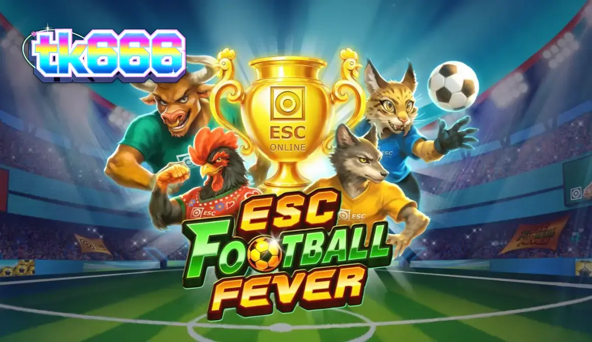 ESC Football Fever স্লট গেমের স্টেডিয়াম থিম এবং গ্রাফিক্স